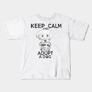 Adopt a dog Kids T-Shirt